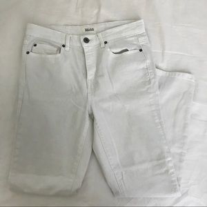 Women's White Mudd Skinny Jeans